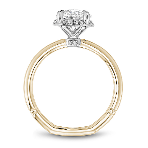 Noam Carver Oval Halo Engagement Ring - Image 6