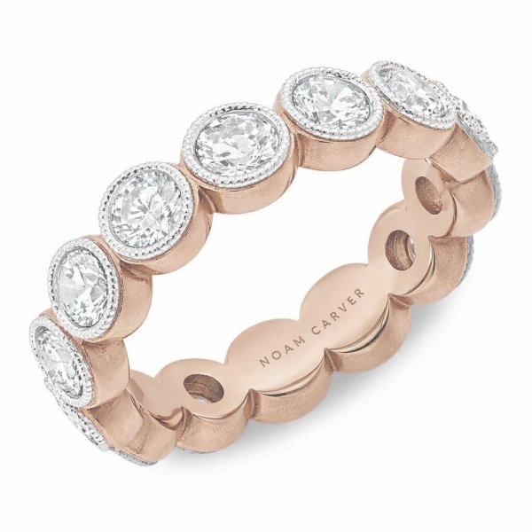 Noam Carver Round Diamond Bezel Eternity Band - Image 5