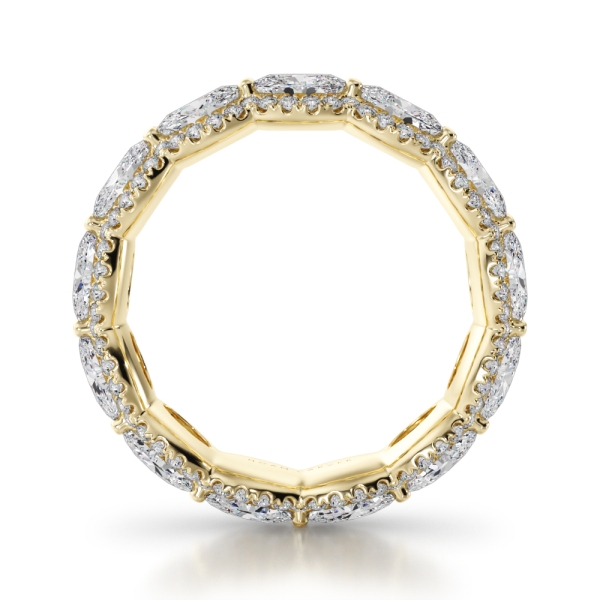 Noam Carver Oval and Round Diamond Eternity Band - Image 4