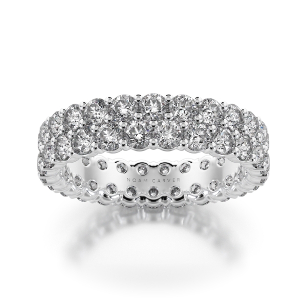 Noam Carver Two Row Diamond Eternity Band - Image 7