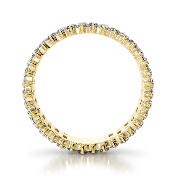 Noam Carver Staggered Baguette and Round Eternity Band - Image 5