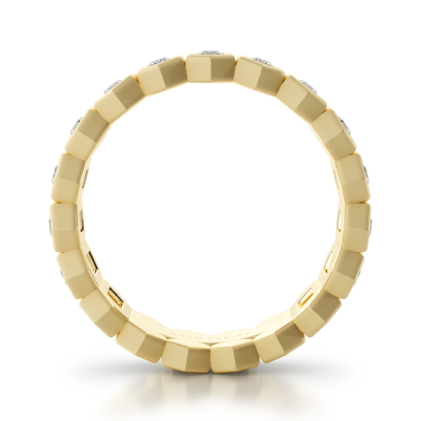 Noam Carver Baguette Diamond Bezel Eternity Band - Image 5