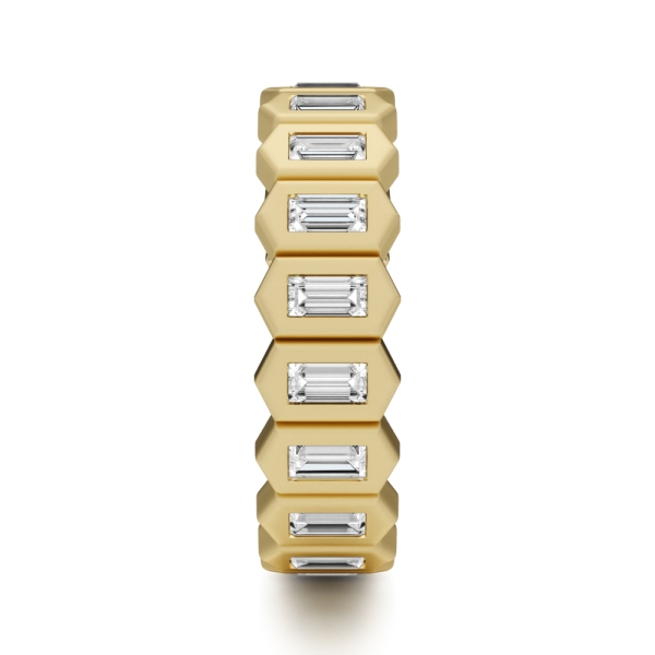 Noam Carver Baguette Diamond Bezel Eternity Band - Image 4