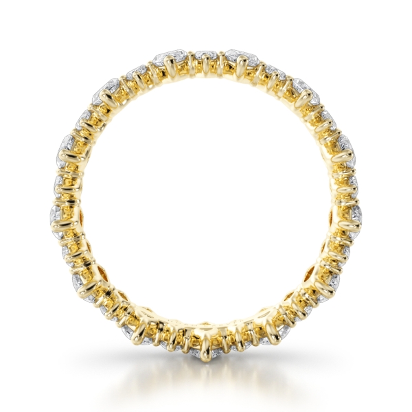 Noam Carver Alternating Marquise Eternity Band - Image 5