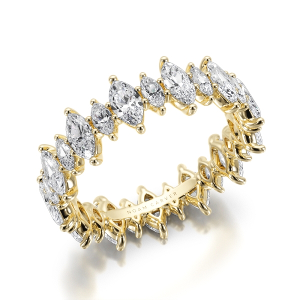 Noam Carver Alternating Marquise Eternity Band - Image 2
