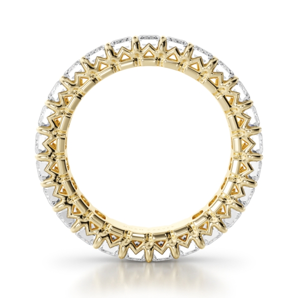 Noam Carver Shared Prong Marquise and Round Eternity Band - Image 7