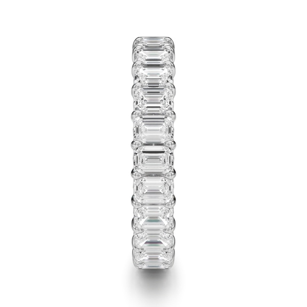 Noam Carver Emerald Cut Diamond Eternity Band - Image 4
