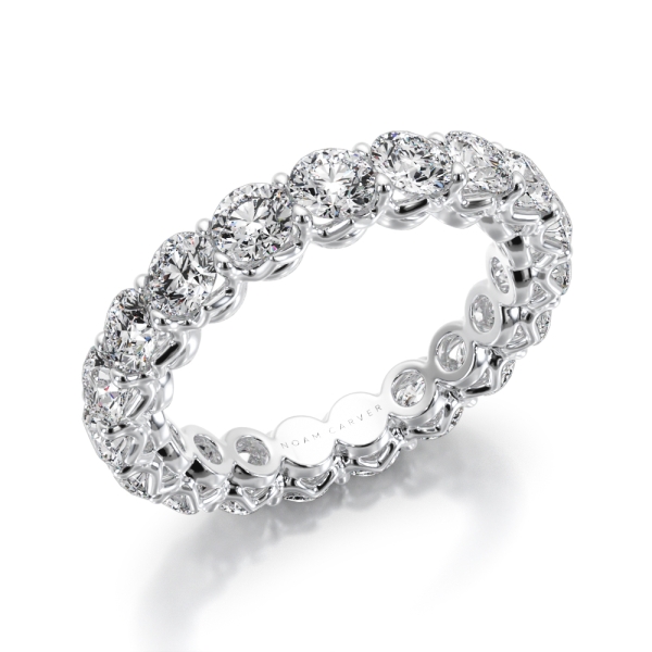 Noam Carver Round Diamond Eternity Band - Image 2
