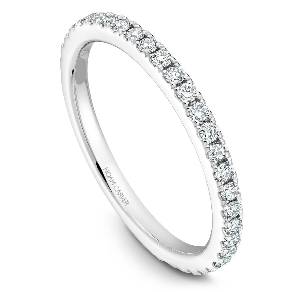 Noam Carver 2mm Pavé Diamond Band - Image 4