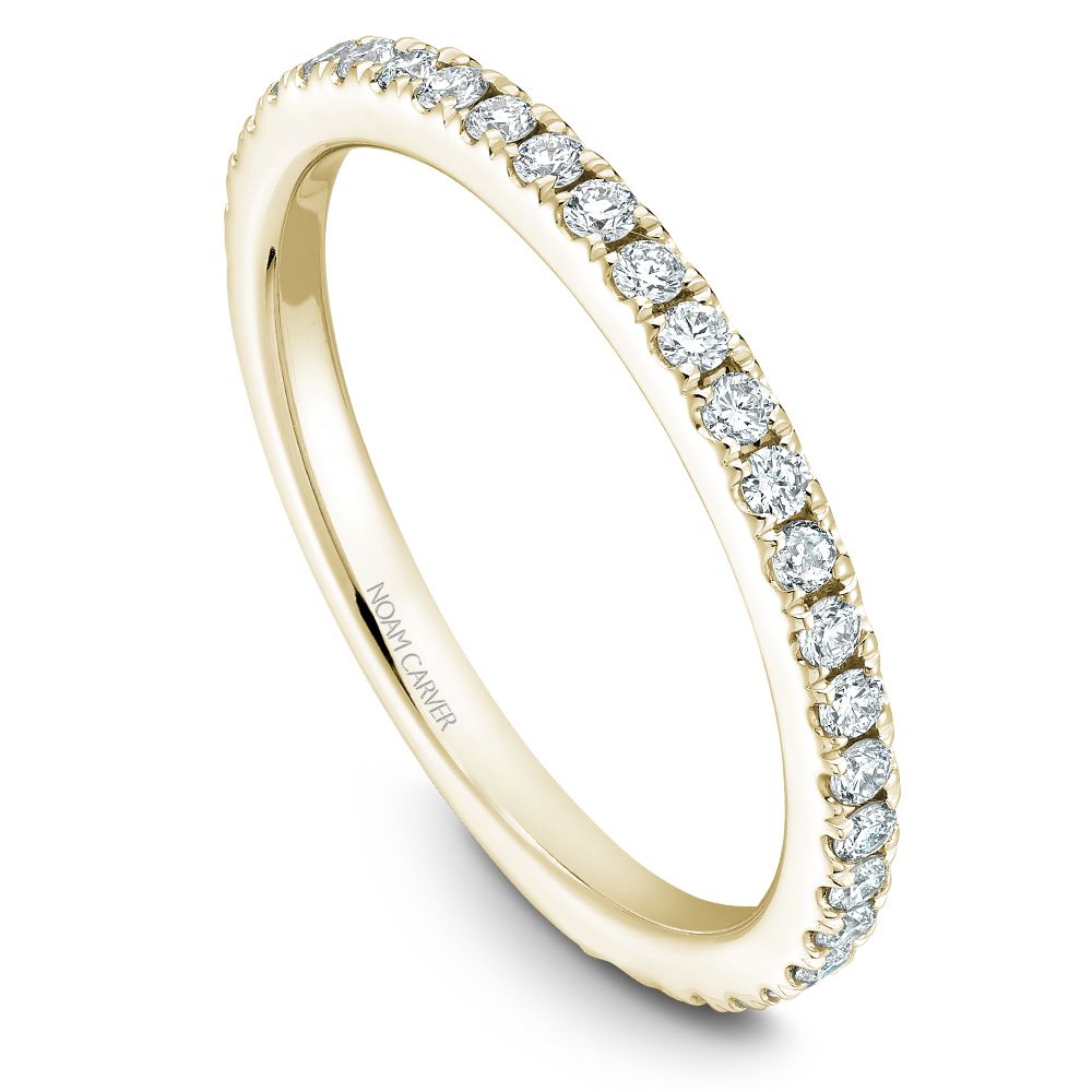 Noam Carver 2mm Pavé Diamond Band - Image 2