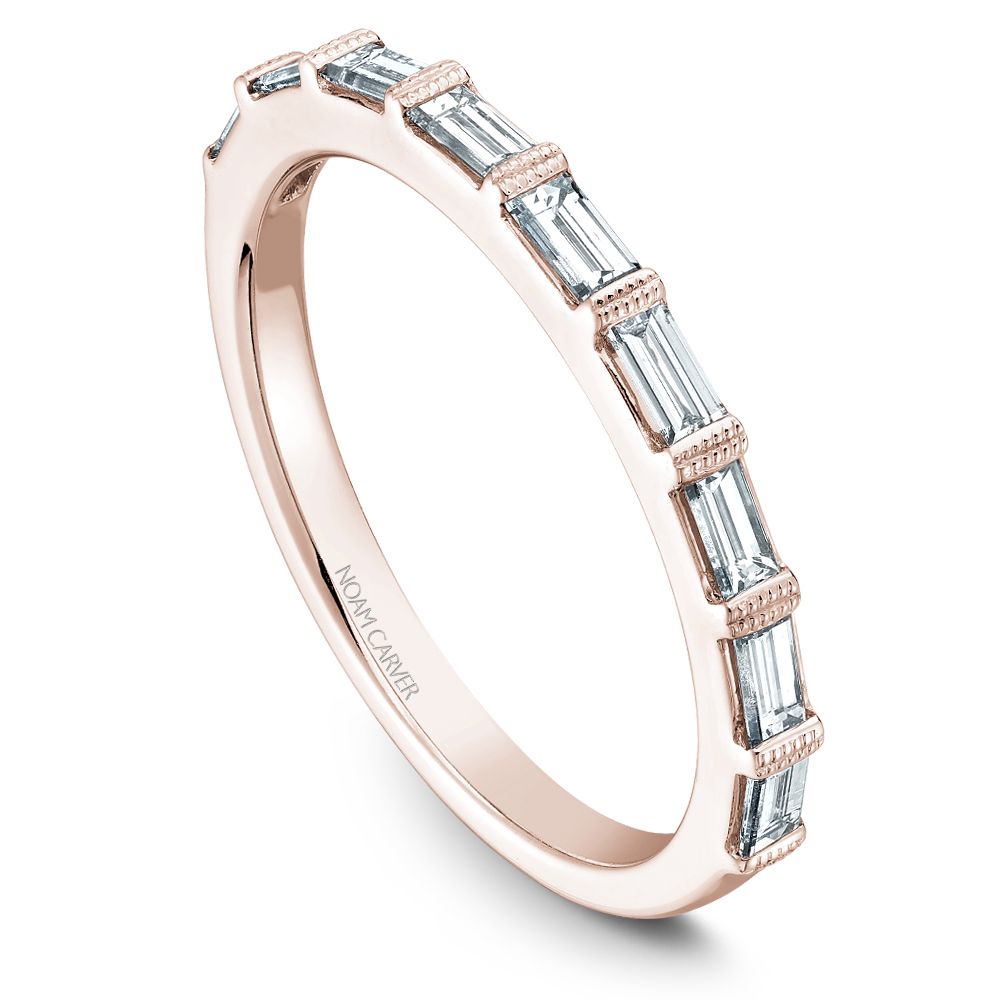 Noam Carver Milgrain Baguette Diamond Band - Image 4