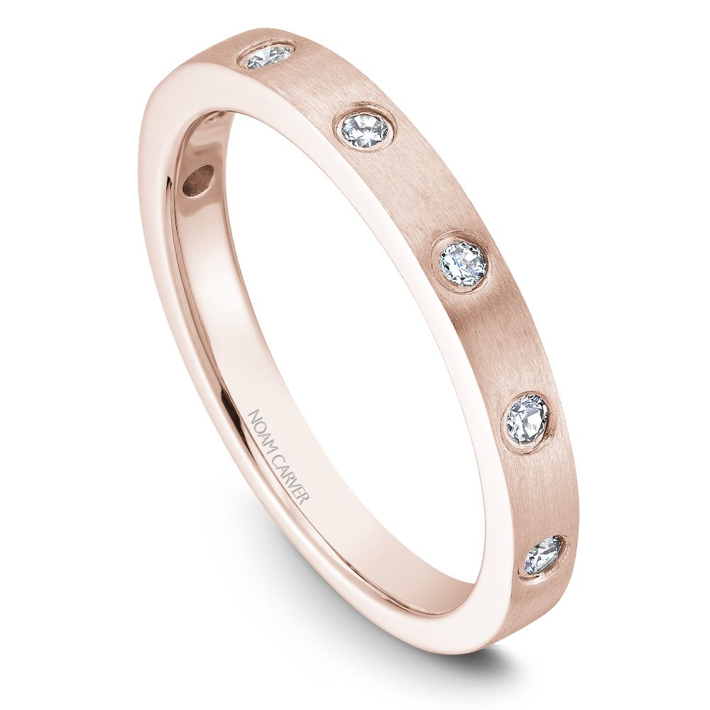Noam Carver Flush Set Diamond Band - Image 4