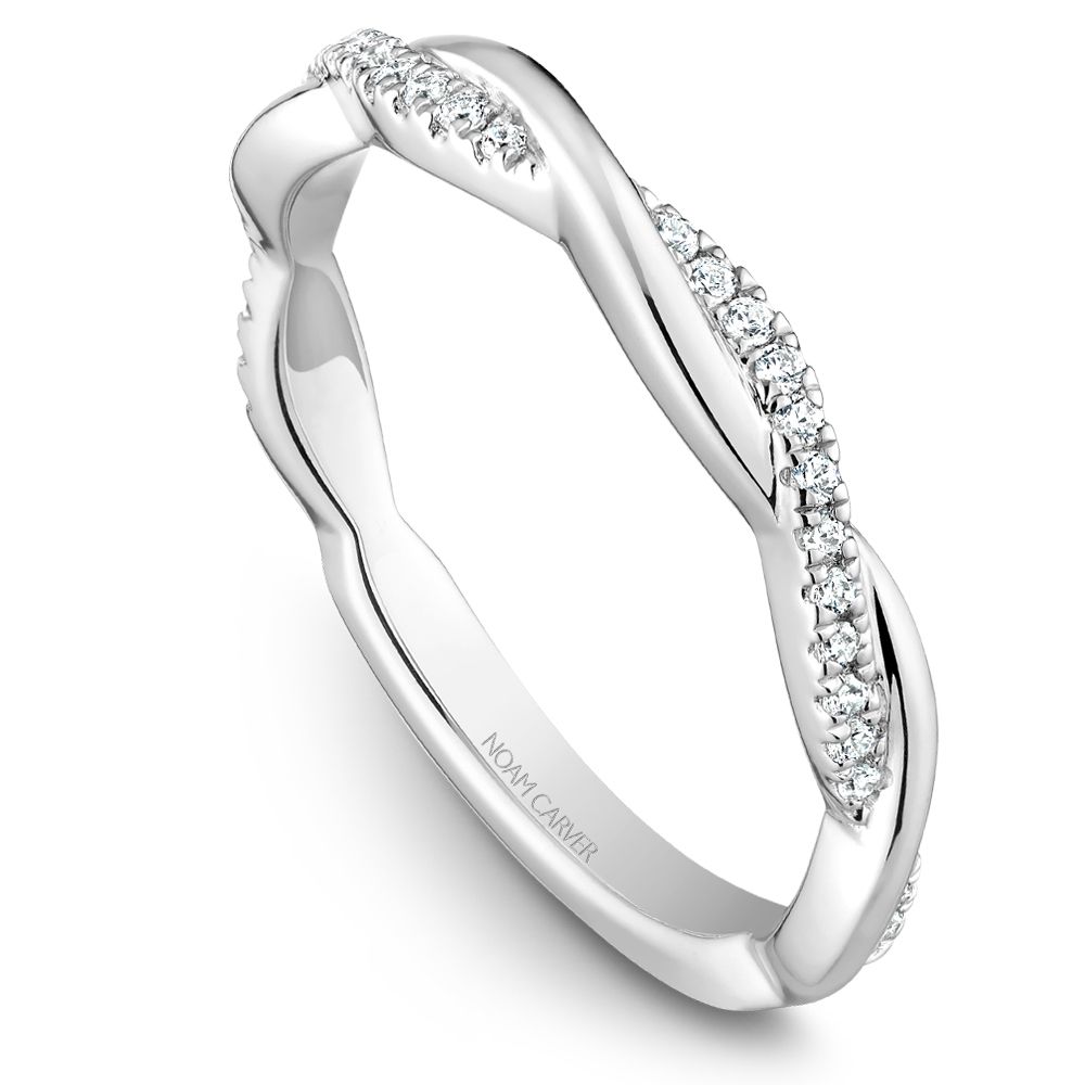 Noam Carver Half Diamond Twist Band - Image 2