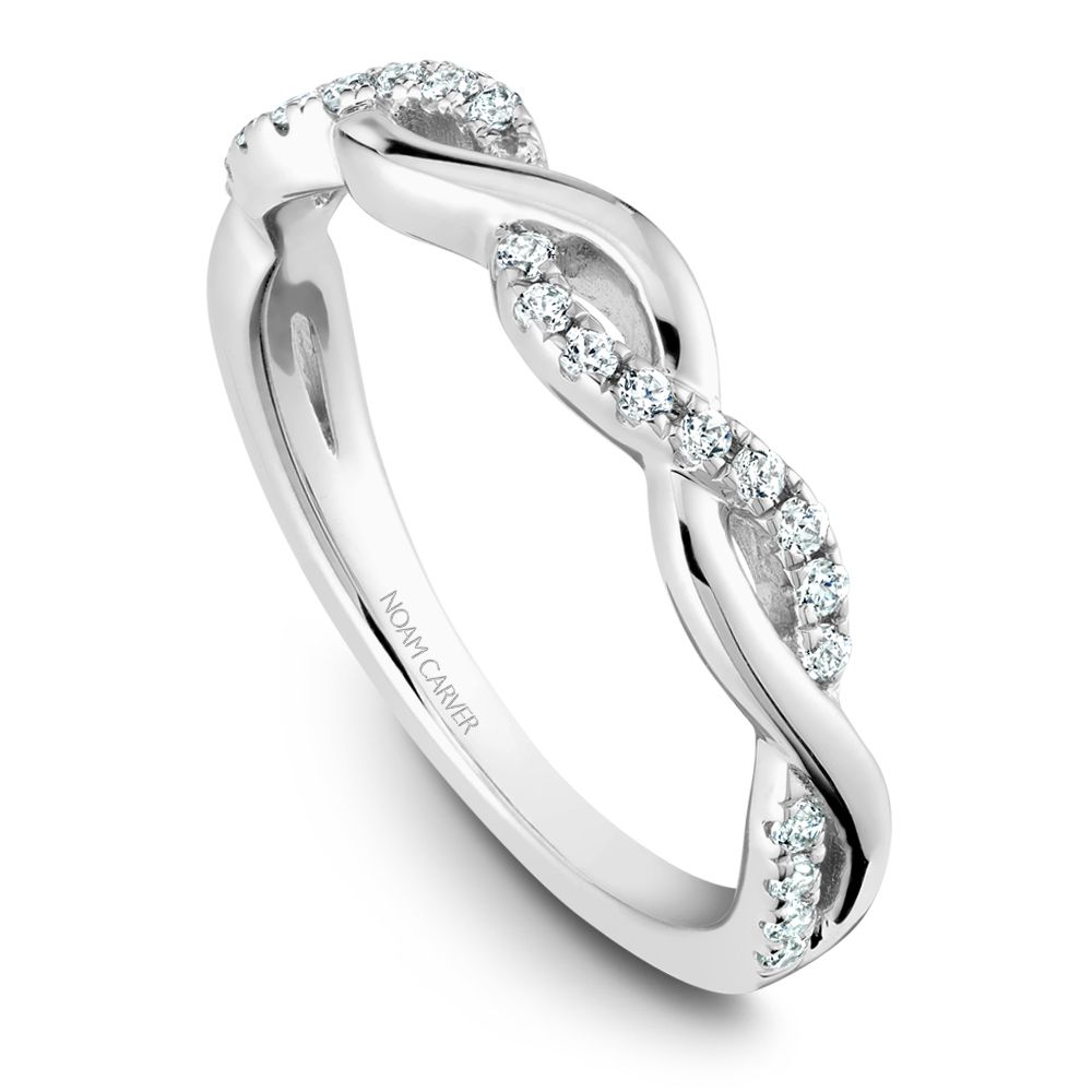 Noam Carver Half Diamond Twist Band - Image 2