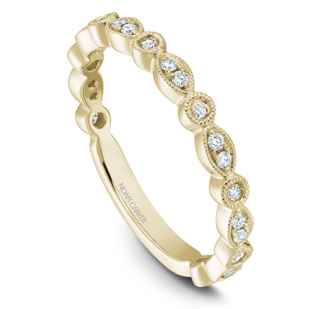 Noam Carver Marquise and Round Shapes Diamond Band - Image 4