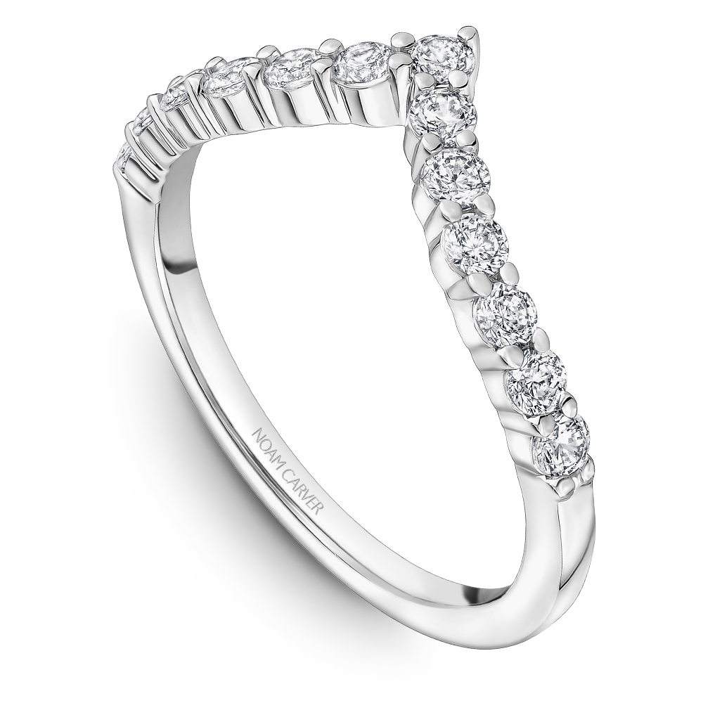 Noam Carver Chevron Diamond Band - Image 2