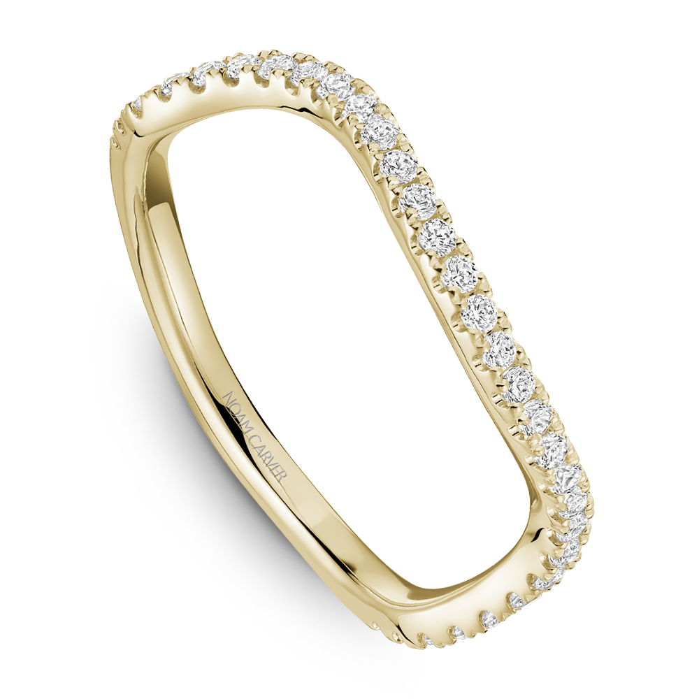 Noam Carver Curved Diamond Band - Image 2