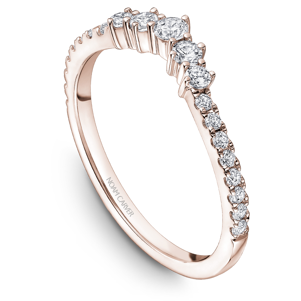 Noam Carver Chevron Diamond Band - Image 4