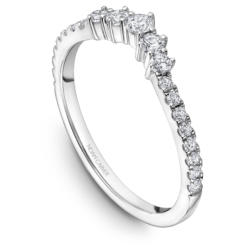 Noam Carver Chevron Diamond Band - Image 2