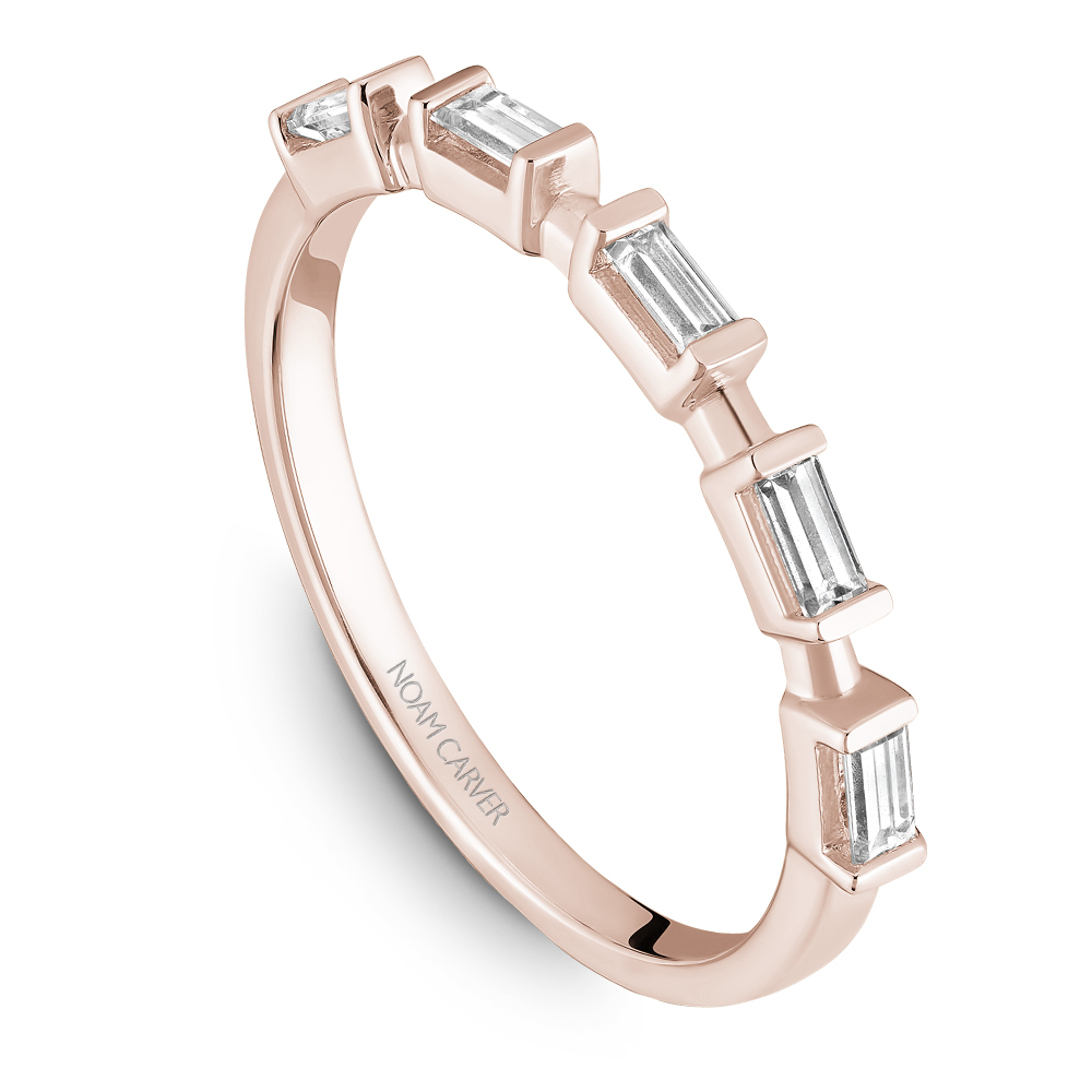 Noam Carver Spaced Baguette Diamond Band - Image 4