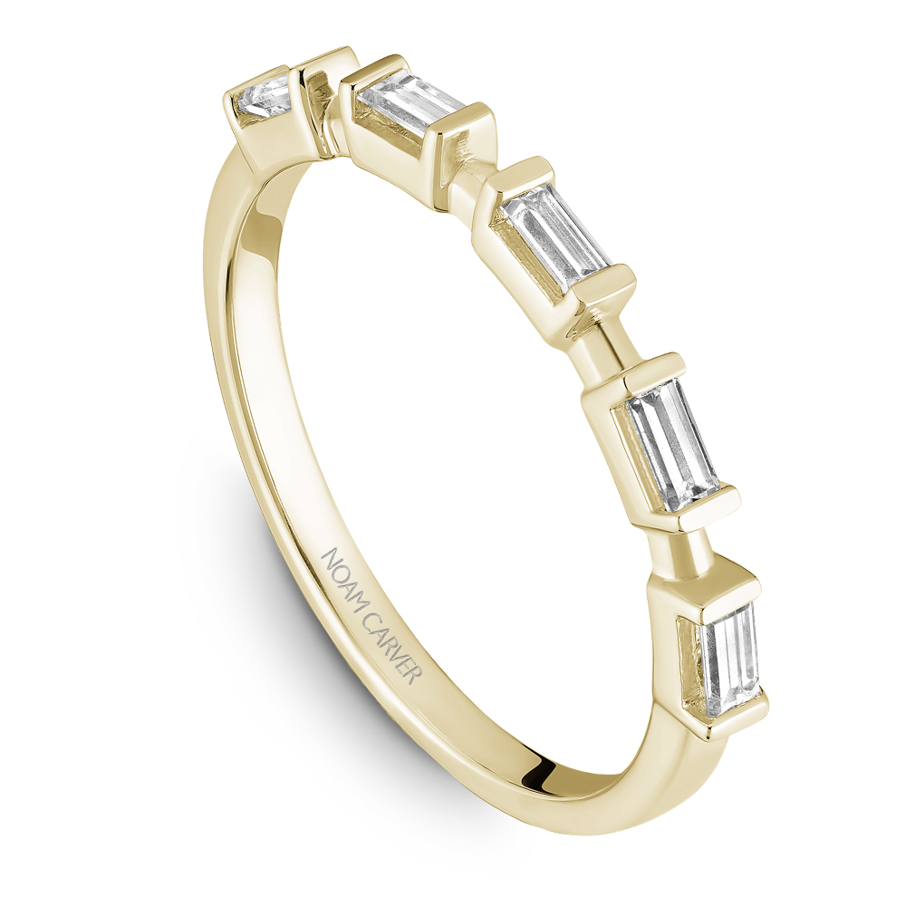 Noam Carver Spaced Baguette Diamond Band - Image 2