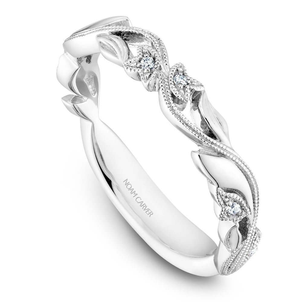 Noam Carver Vintage Inspired Diamond Vine Band - Image 2