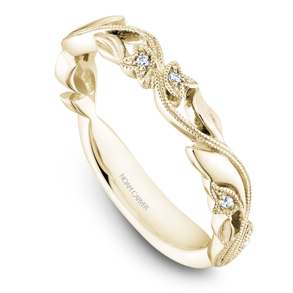 Noam Carver Vintage Inspired Diamond Vine Band - Image 4