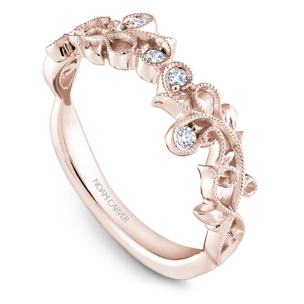 Noam Carver Swirl Diamond Vine Band - Image 4