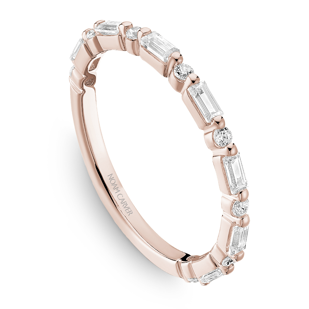 Noam Carver Baguette and Round Diamond Band - Image 4