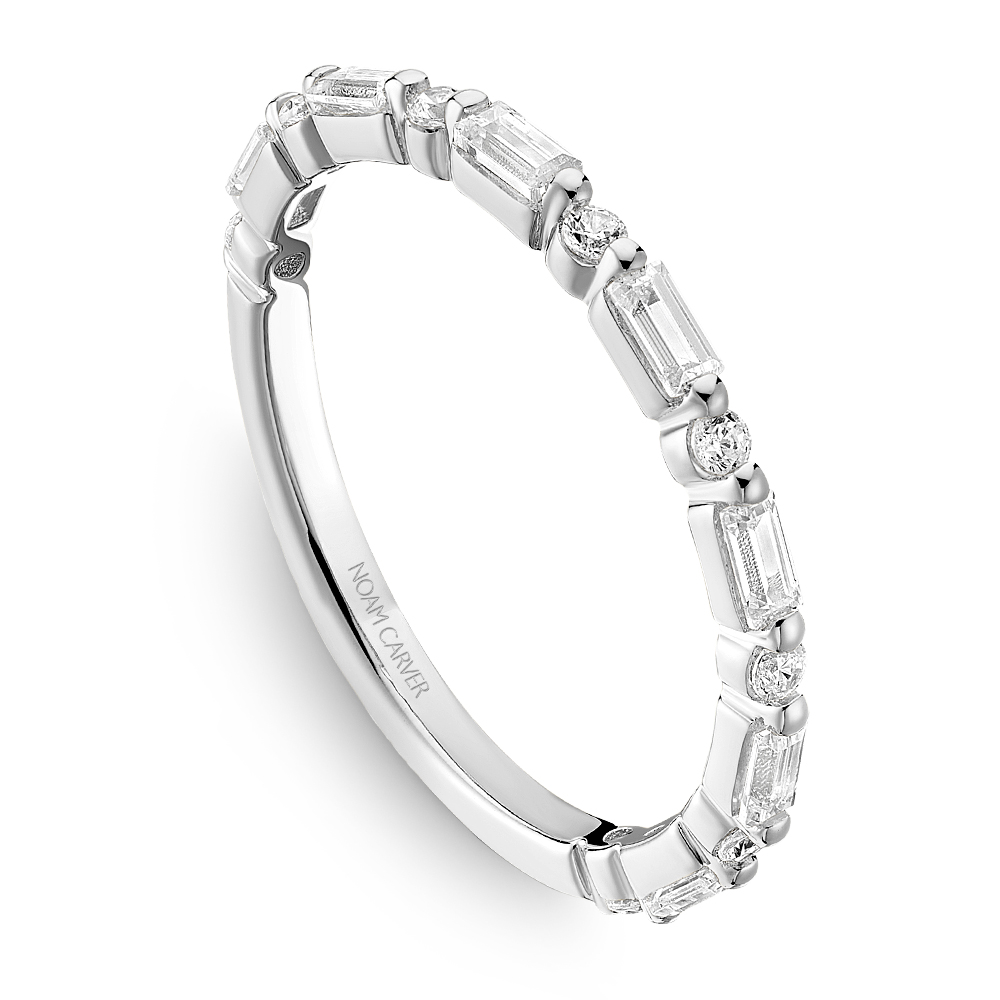 Noam Carver Baguette and Round Diamond Band - Image 2