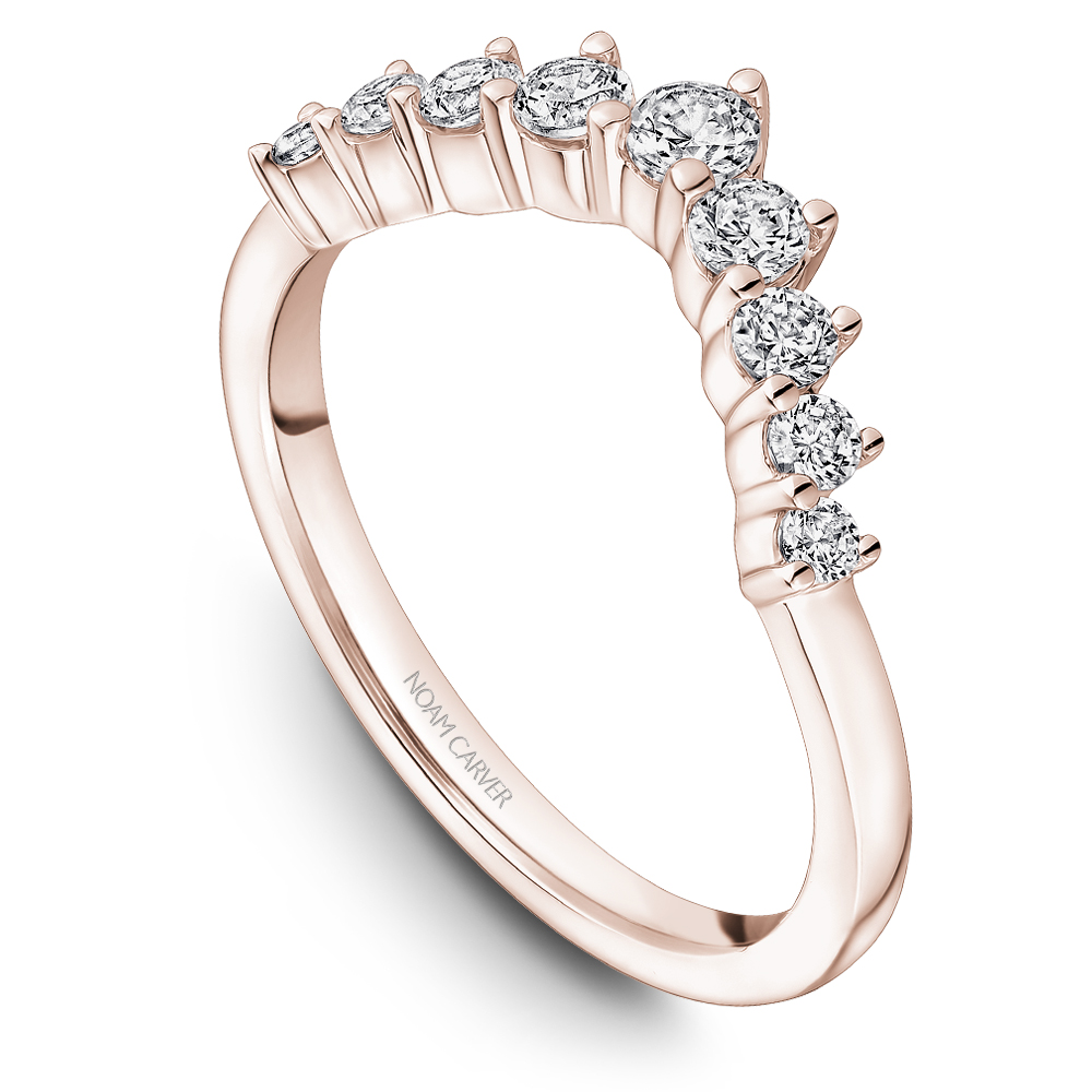 Noam Carver Curved Diamond Band - Image 4