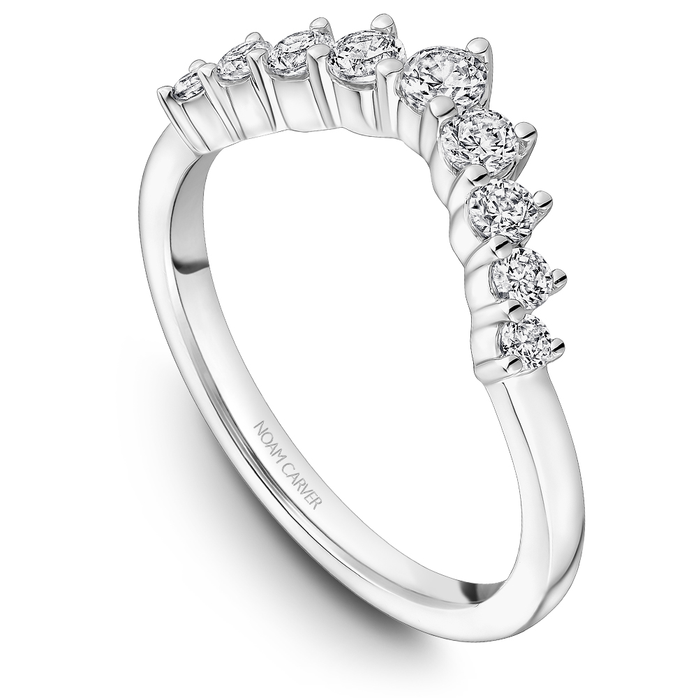 Noam Carver Curved Diamond Band - Image 2
