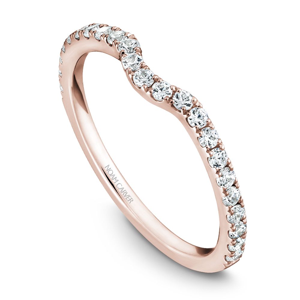 Noam Carver Curved Diamond Band - Image 4