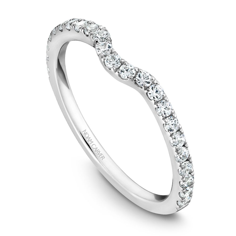 Noam Carver Curved Diamond Band - Image 2