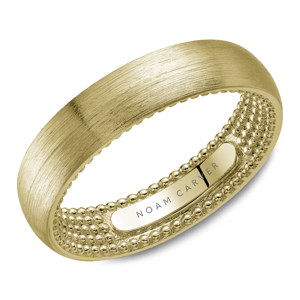 Noam Carver Domed Matte Finish Band - Image 2
