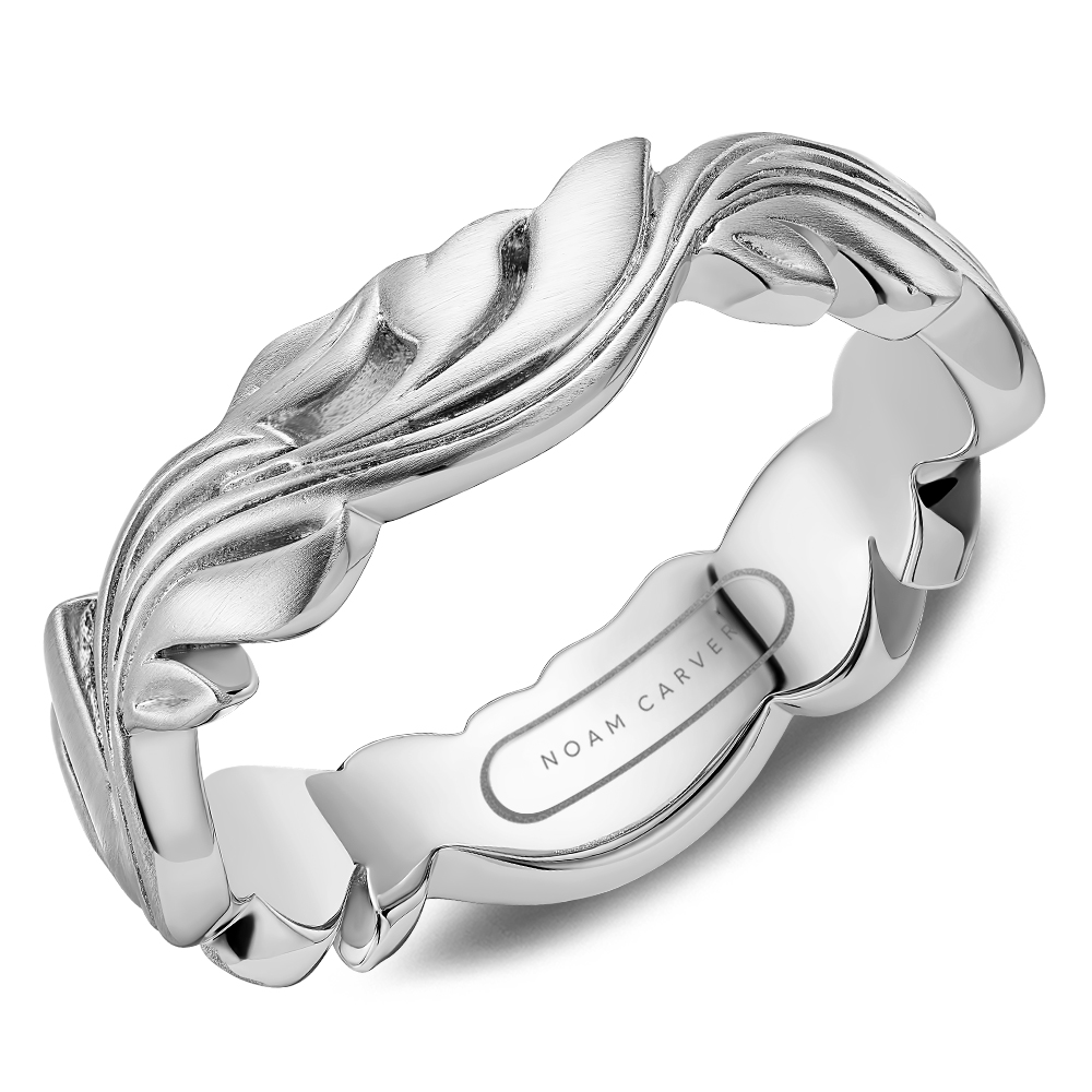Noam Carver Carved Vine Band - Image 2