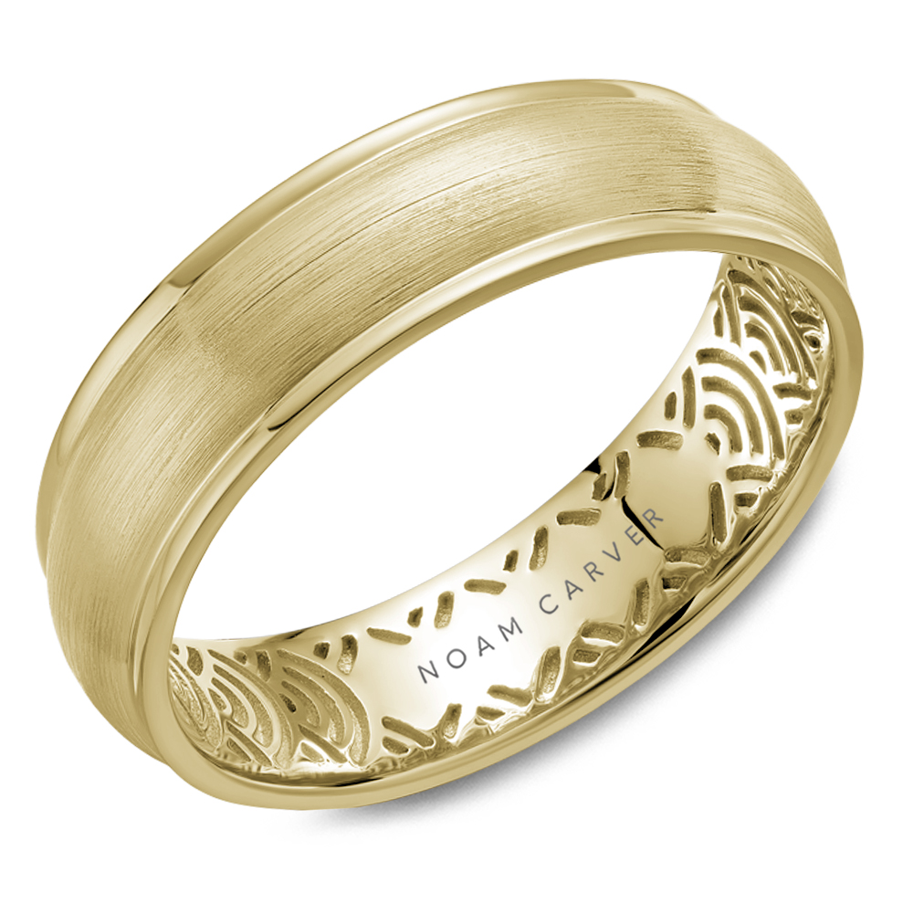 Noam Carver Step Edge Domed Band - Image 2
