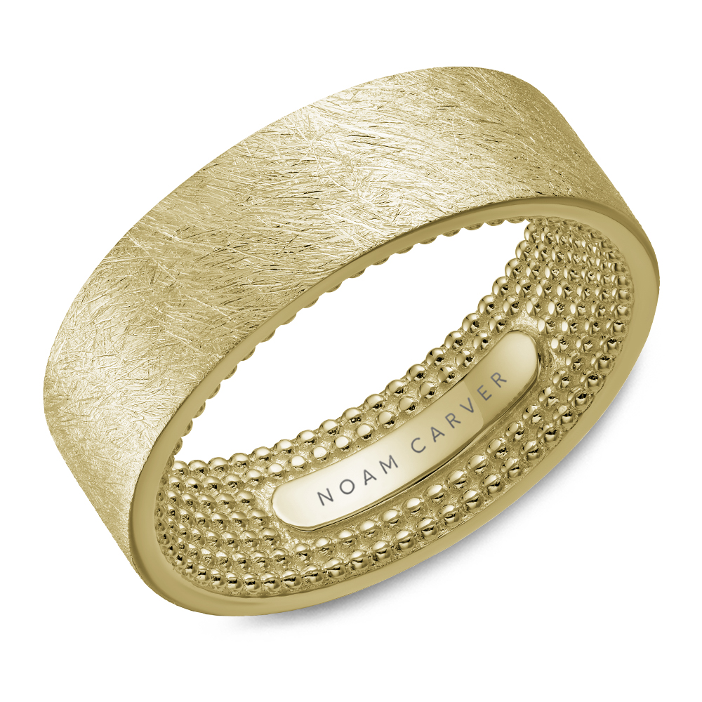 Noam Carver Flat Diamond Brush Band - Image 2
